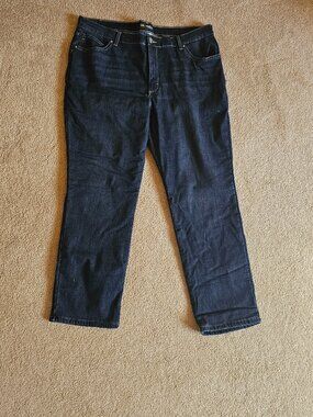 Womens Lee Relaxed Fit Fleece-Lined Jeans Size 18